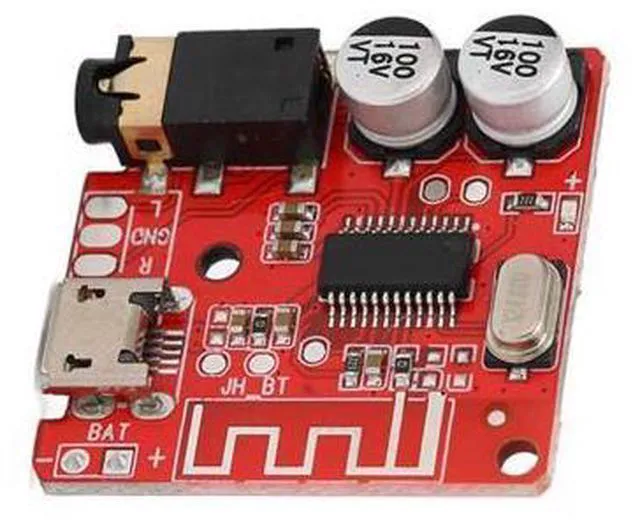 Alt view image 4 of 7 - Bluetooth Stereo Amplifier Board WAV+APE+FLAC+MP3 Lossless Decoding Format 3.7-5V Bluetooth Decoding Board with LED Indicator