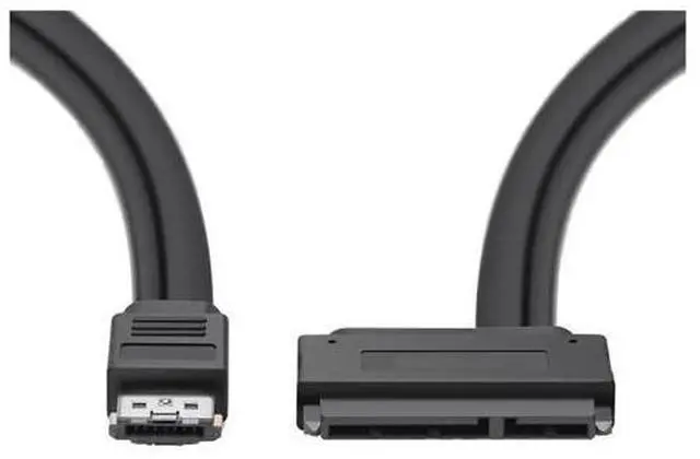 Main image of Esata (eSATAp) to Sata Cable Dual USB 12V 5V Combo to 22 Pin (7Pin + 15Pin)For 2.5 inch 3.5 inch HDD