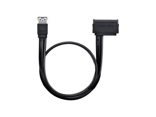 Alt view image 3 of 3 - Esata (eSATAp) to Sata Cable Dual USB 12V 5V Combo to 22 Pin (7Pin + 15Pin)For 2.5 inch 3.5 inch HDD