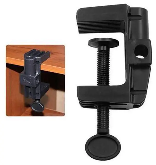 Alt view image 2 of 3 - 1Pc Universal Fixing Bracket Table Desk Lamp Bracket Clamp Desktop Clips For Working Long Arm Holder Stand Replacement Part