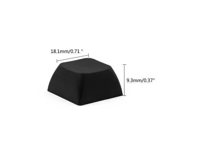 Alt view image 6 of 6 - Crystal Keycaps PBT Backlit Keycaps w/ Transparent Layer for Mechanical Keyboard(Transparent White)