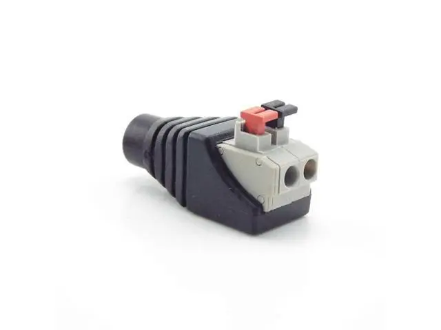 Alt view image 5 of 6 - 5pcs DC RCA Female Male power Connector 5.5mm 2.1mm Jack plug audio Adapter Wire Connector For RGB LED Strip Light CCTV Camera(DC female)