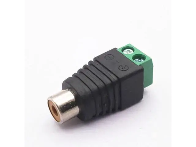 Alt view image 6 of 6 - 5pcs DC RCA Female Male power Connector 5.5mm 2.1mm Jack plug audio Adapter Wire Connector For RGB LED Strip Light CCTV Camera(DC female)