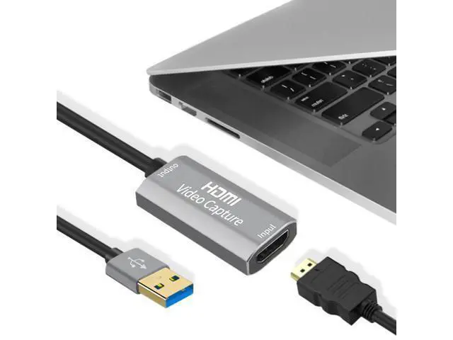 Alt view image 5 of 5 - 3.0 Video Capture Card 1080P 60fps 4K Video Grabber Box for Macbook PS4 Game Camera Recorder Live Streaming Webcasting