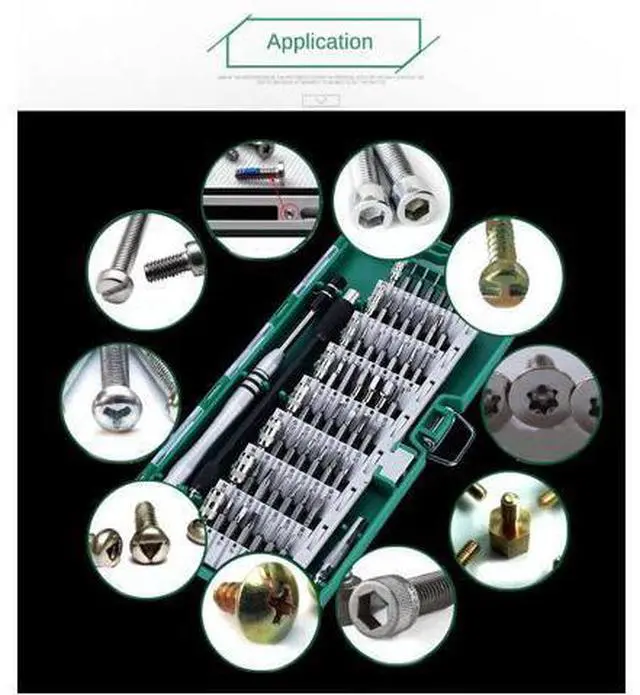 Alt view image 7 of 7 - ELECALL CRV Material 61 in 1 screwdriver Bit Magnetic Driver Kit Precision Screwdriver set Hand Tools for Phone Electronics Repair Tool Kit