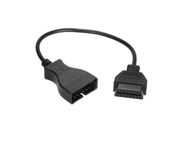 Alt view image 4 of 6 - OBD-II Extension Cable 12 Pin to OBD OBDII 16 Pin Adapter Connector Replacement for GM 12Pin 40cm