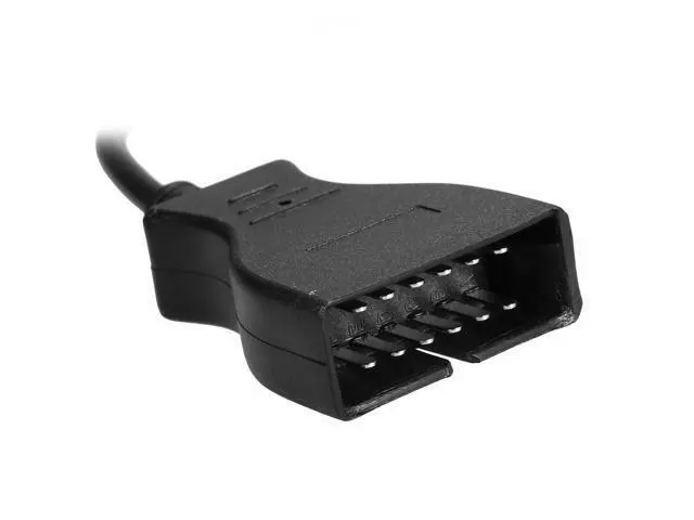 Alt view image 6 of 6 - OBD-II Extension Cable 12 Pin to OBD OBDII 16 Pin Adapter Connector Replacement for GM 12Pin 40cm