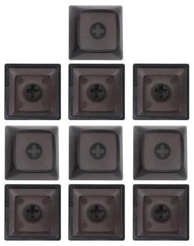 Main image of Crystal Keycaps PBT Backlit Keycaps w/ Transparent Layer for Mechanical Keyboard(Transparent Black)