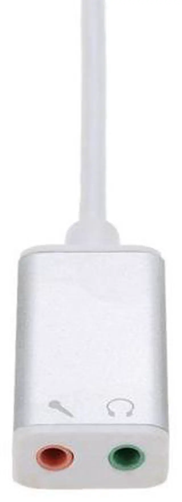 Alt view image 2 of 7 - USB 3.1 Type C USB-C to 3.5mm Audio Speaker Microphone Female Earphone Headset Adapter Cable Cord for New Macbook 12" Chromebook - Silver