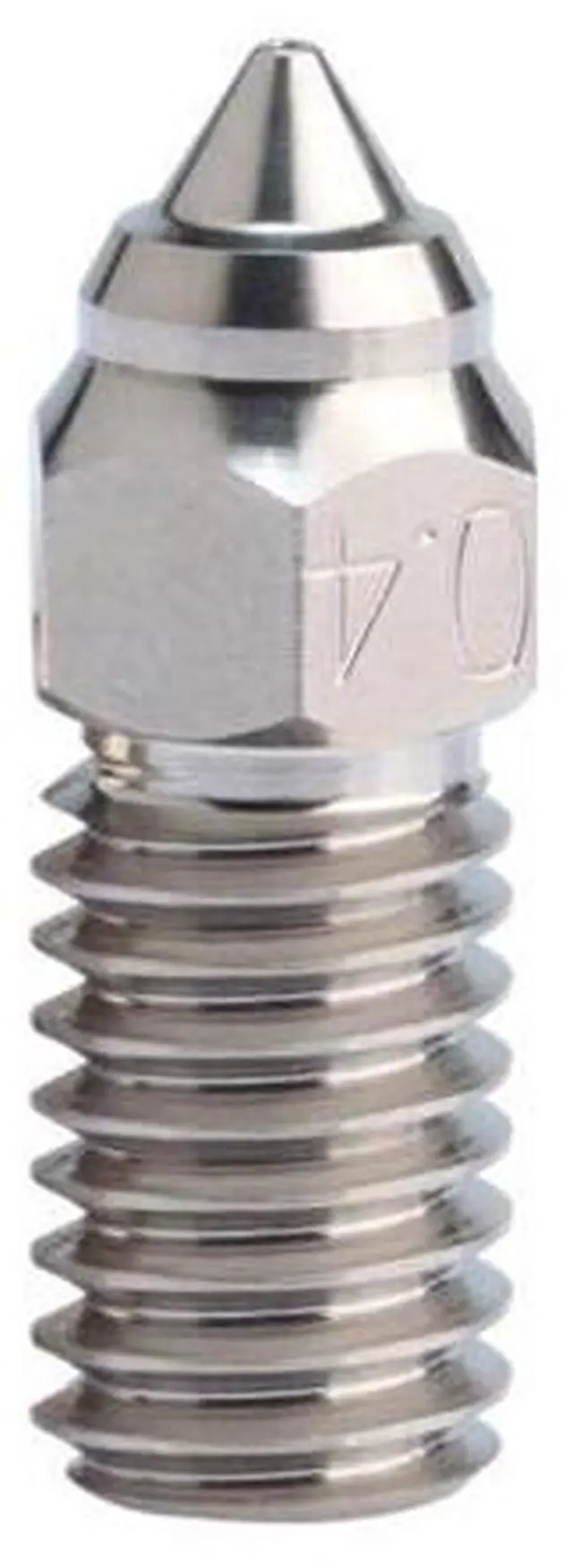 Main image of Hardness Nozzle for Neptune 4 Hardened Stainless Steel Brass 0.4mm Threaded 3D Printer Nozzles Replacement(Stainless steel)