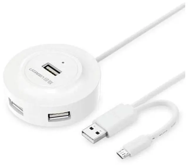 Main image of 4 Ports USB 2.0 HUB with Micro USB2.0 OTG USB Splitter Adapter with Cable for Laptop PC Computer