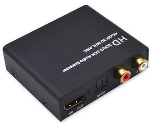 Main image of HD 2.0 Audio Extractor Support 4K 60Hz YUV 4:4:4 and HDR HD to Optical SPDIF Analog RCA L/R 3.5mm Converter