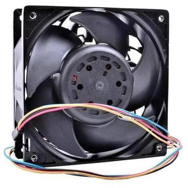 Alt view image 3 of 4 - PFB1248XHE 12038 12cm 48V 1.92A double ball bearing inverter server metal fan