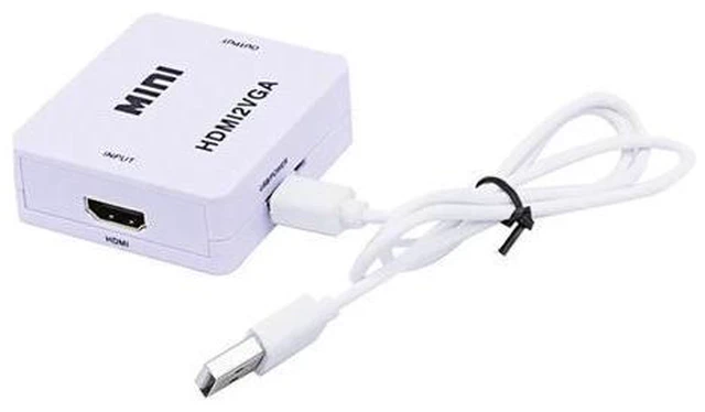 Alt view image 5 of 5 - 1080P to VGA Converter Box Full HD Video 2VGA Adapter With 3.5mm Jack Audio Output For PC Laptop DVD PS4 XBOX360
