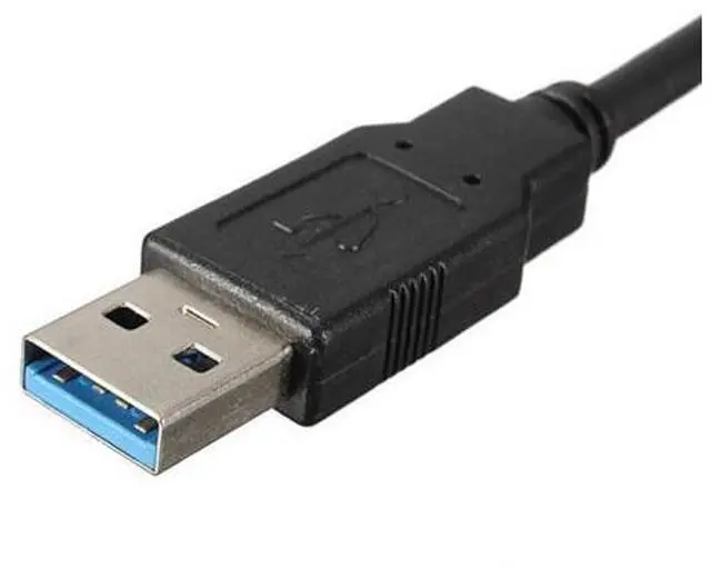 Alt view image 4 of 5 - New 3 Port USB 3.0 Hub 10/100/1000 Mbps RJ45 Gigabit Ethernet LAN Wired Network Adapter