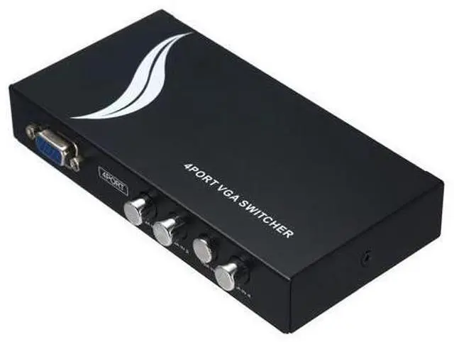 Main image of 4 Port VGA Splitter 4-in 1-Out Video Metal Splitter Switch Adapter for LCD PC TV Monitor Sharing Monitor TV Video Splitter Support 1920*1440