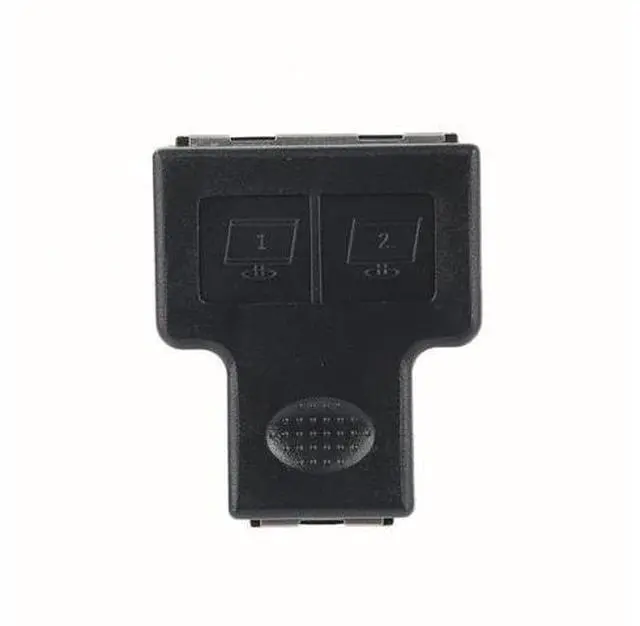 Alt view image 5 of 6 - 2pcs 1 To 2 Way RJ45 Female Splitter LAN Ethernet Network Cable Double Connector Adapter Port Coupler For Laptop Docking Station