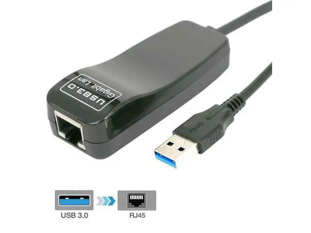 Alt view image 3 of 6 - USB 3.0 to Gigabit Ethernet RJ45 LAN (10/100/1000) Mbps External Network Card LAN Adapter For PC Laptop Windows XP/7/8/10