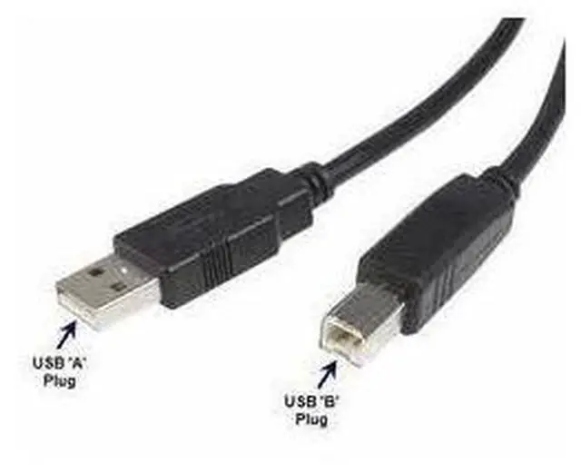 Alt view image 2 of 3 - Premium 2.0 USB Printer Cable for CANON Pixma IP2700 / Pixma IP2702 / Pixma I...