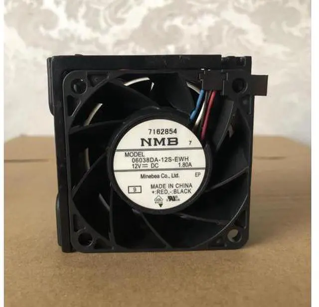 Main image of For NMB 06038DA-12S-EWH 12V 1.80A 6cm 6038 Max Airflow Rate Cooling Fan