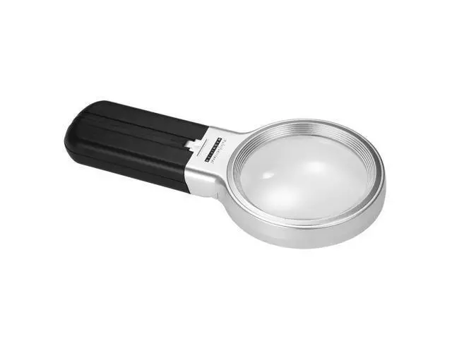 Alt view image 4 of 6 - 2 in 1 Multifunctional Folded Magnifier 10pcs LED Lighted Magnifier Practical Handheld and Unfolded Stand Magnifying Tool