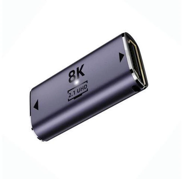 Main image of Extension Gold Converter Adapter Support 8K 60hz HDTV HDMI 2.1 Female UHD HDMI Female