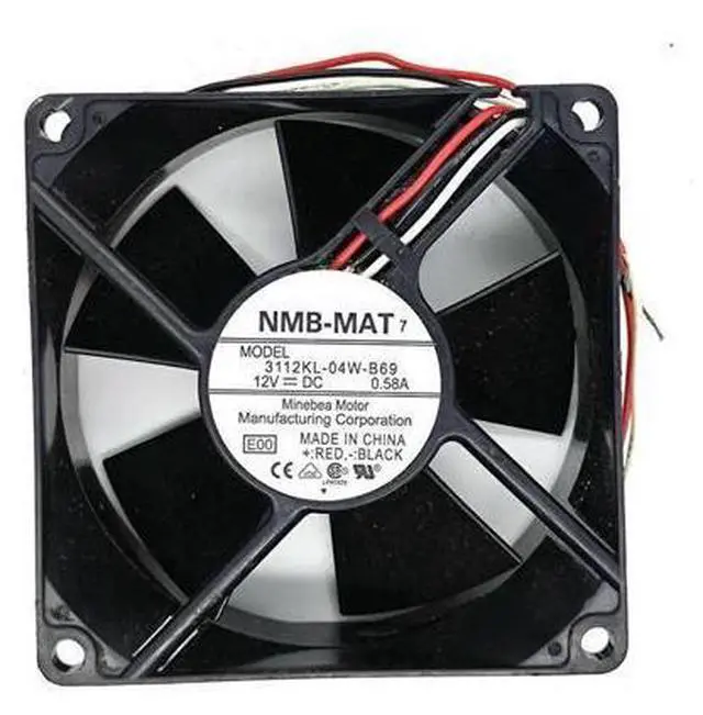 Main image of FOR 3112KL-04W-B69 80*32MM DC12V 0.58A Computer Cooling Fan