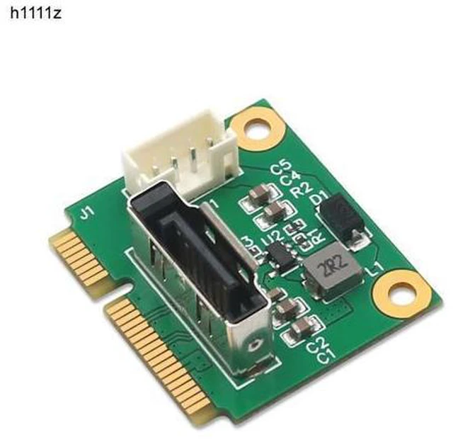 Main image of Add On Cards MSATA to SATA 2.5inch Adapter 5V Power Supply with Cable mSATA to SATA 2.5" Riser w/ Mini Card Half to Full Bracket