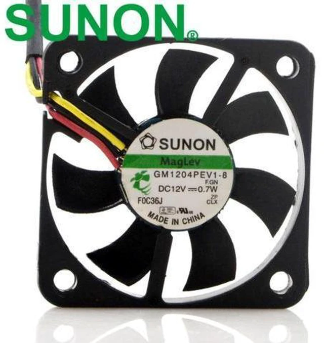 Main image of GM1204PEV1-8 4007 40mm 40*40*7MM 0.7W mute thiness fan only 0.7mm micro inverter server pc case cooling fan for SUNON