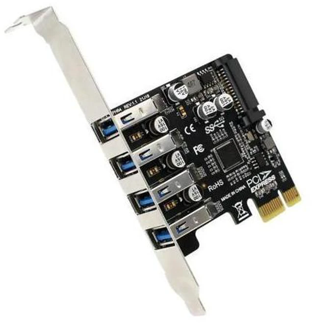 Main image of FOR Unleash the Full Potential of Your PC with 4 Port Pci-e Express Controller Expansion Adapter Card and 5gbps Transfer Speeds