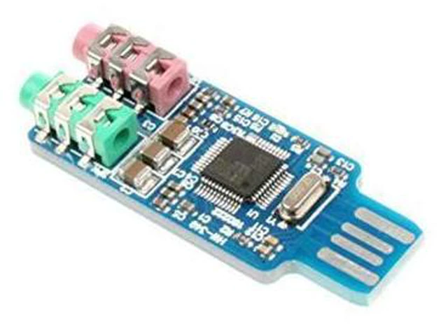 Main image of USB Sound Card Chip Drive-Free Computer External Sound Card Module