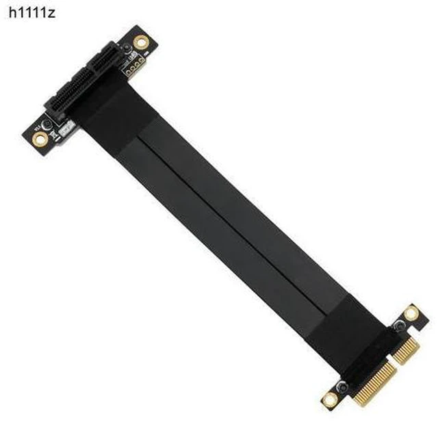 Main image of PCI Express Extension Cable Riser PCI-E X4 to X4 PCIE Extender Flexible Cable Adapter Riser Card PC Cable for Graphics Card 24cm