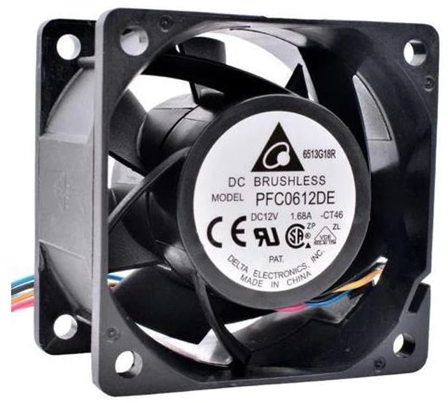 Main image of PFC0612DE 6cm 60mm fan 6038 60mm fan DC12V 1.68A 4-wire PWM server power large air volume cooling fan