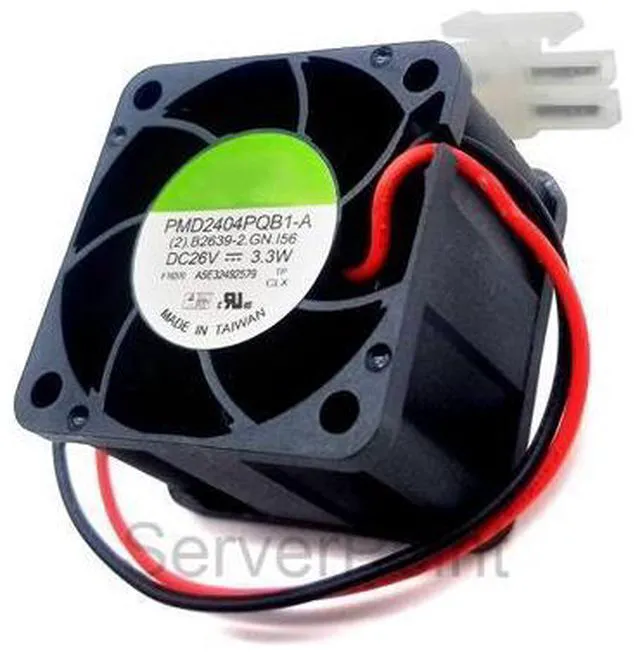Main image of Genuine For PMD2404PQB1-A (2).B2639.GN.156 DC 26V 3.3W 2-wire 40x40x28mm Server Cooling Fan