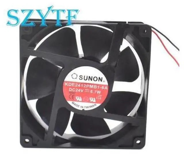 Main image of KDE2412PMB1-6A 12038 DC 24V 6.7W 120X120X38MM 120mm server cooling fan for SUNON