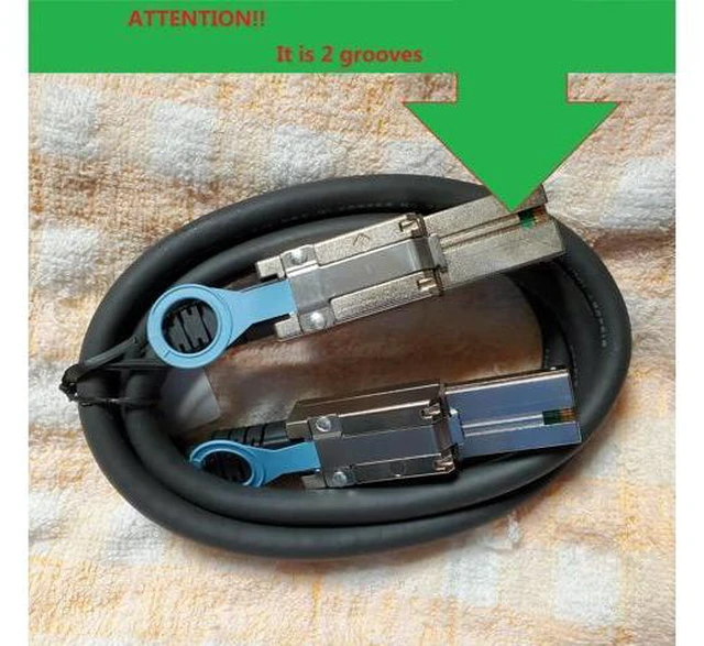 Main image of 3M MINI SAS 26P 2C SFF-8088 Cable TO SFF-8088 Mini SAS SFF-8088 Male To 8088 Male Cable 26P TO 26P Hard Disk Cable big Cable 9ft