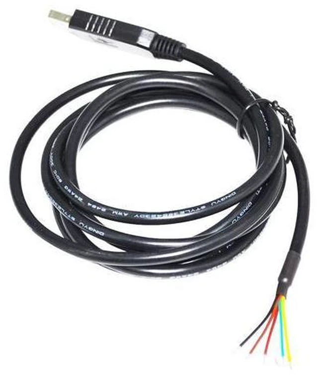 Main image of FT232RL USB TO UART TTL 3.3V 5V 6 CORE 6PIN WE WIRE END OPEN CABLE COMPATIBLE WITH TTL-232R-3V3-WE VCC GND TXD RXD CTS RTS (TTL 3.3V) Cable length:(3M)