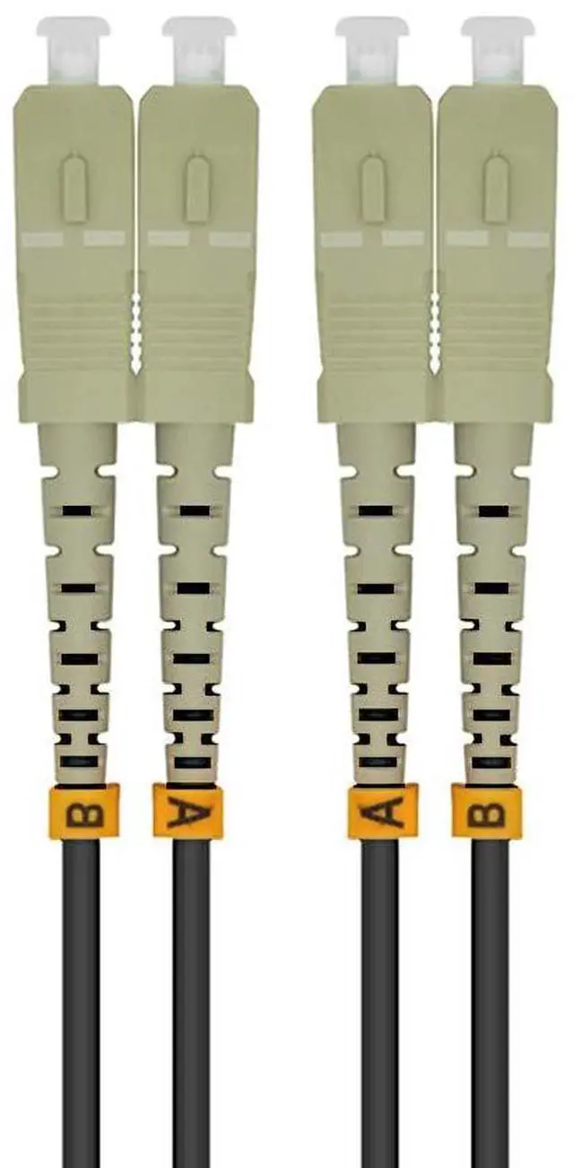 Main image of 10Meters 33FT SC to SC 10/40/100Gbs OM4 Outdoor Armored Duplex 50/125 Fiber Optic Cable Jumper Optical Patch Cord Multimode 10M SC-SC