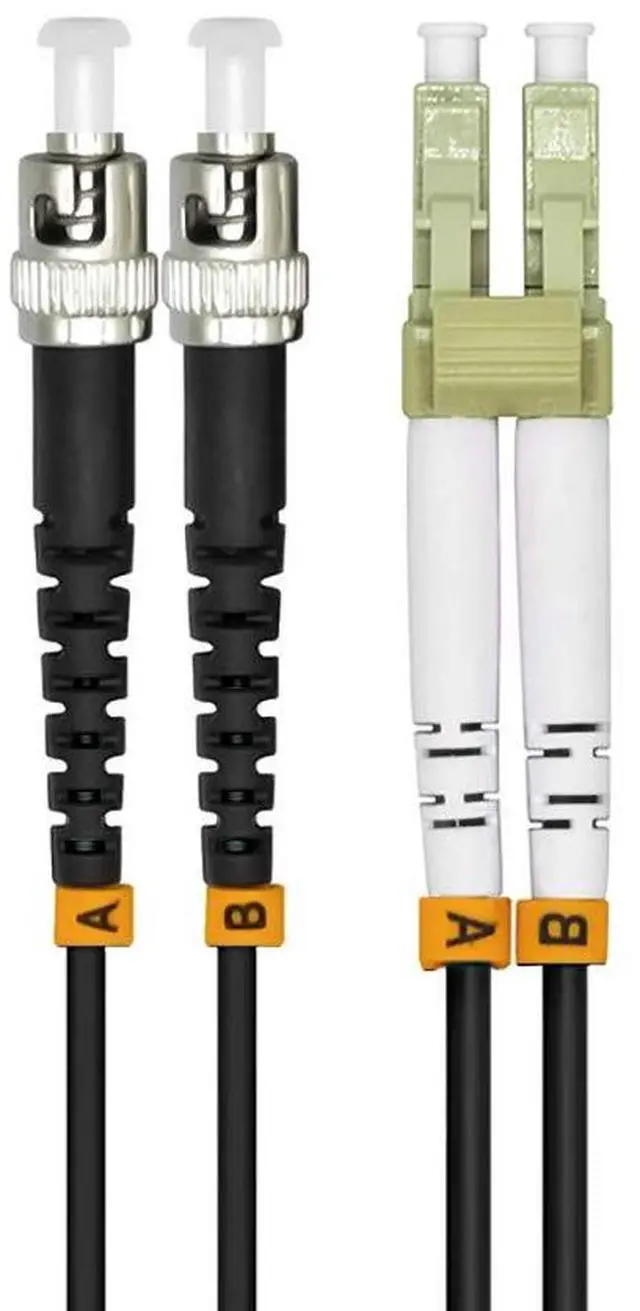 Main image of 10Meters 33FT LC to ST 10/40/100Gbs OM4 Outdoor Armored Duplex 50/125 Fiber Optic Cable Jumper Optical Patch Cord Multimode 10M LC-ST