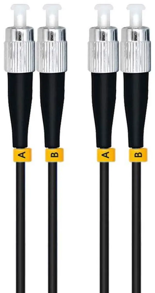 Main image of 40M FC to FC 10/40/100Gbs OM4 Outdoor Armored Duplex 50/125 Fiber Optic Cable Jumper Optical Patch Cord 40Meters 132FT Multimode FC-FC