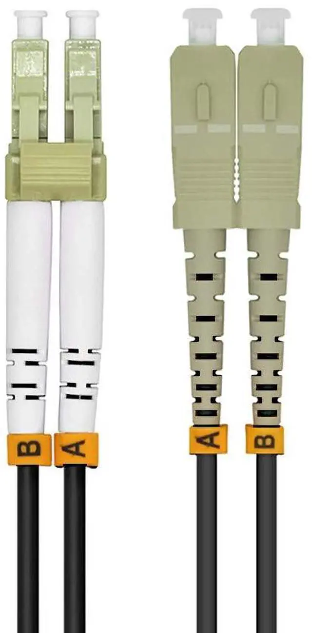 Main image of 10Meters 33FT LC to SC 10/40/100Gbs OM4 Outdoor Armored Duplex 50/125 Fiber Optic Cable Jumper Optical Patch Cord Multimode 10M LC-SC