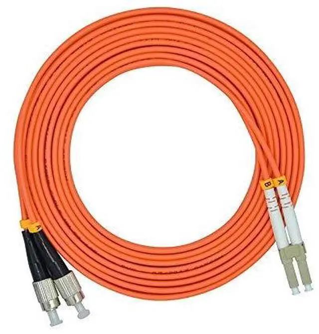 Main image of 10 Meters 33ft LC to FC Duplex 62.5/125 OM1 Multimode Fiber Optic Cable Jumper Optical Patch Cord LC-FC