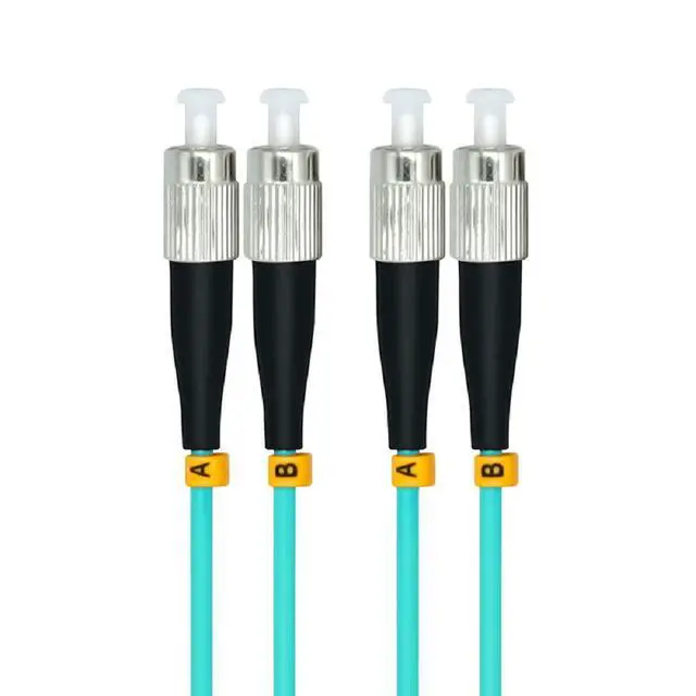 Alt view image 2 of 4 - 20Meters 65ft Duplex 50/125 10G OM3 Multi-Mode Fiber Optic Cable Jumper Optical Patch Cord FC-FC