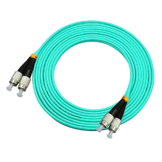 Alt view image 3 of 4 - 20Meters 65ft Duplex 50/125 10G OM3 Multi-Mode Fiber Optic Cable Jumper Optical Patch Cord FC-FC