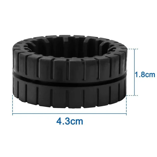 Alt view image 3 of 3 - Wheel leather rubber ring For iRobot Braava jet M6 (6110) (6012) (6112) (6113) robot vacuum cleaner