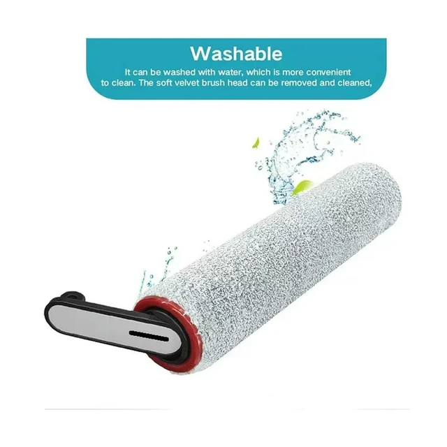 Alt view image 3 of 3 - The main roller brush is compatible with the dreame H20 H30 floor scrubber vacuum cleaner
