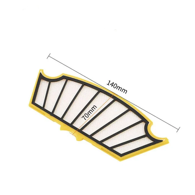 Alt view image 2 of 3 - Replace the yellow filter component of the iRobot Roomba 500 series 527 530 535 550 560 562 570 580 590 robotic vacuum cleaner