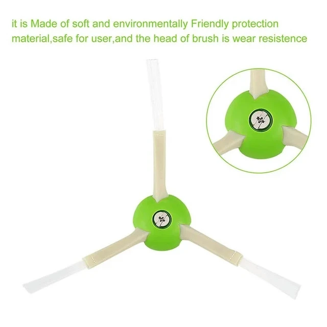 Alt view image 2 of 3 - Side brush Spare Parts For iRobot Roomba i7 + E5 E6 j7+Sweeping Robot Vacuum Cleaner Side Spin Brush Replace the Accessories