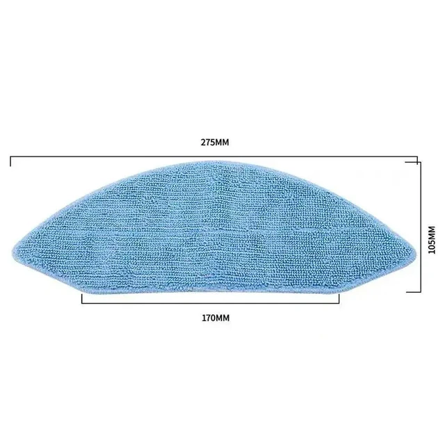 Alt view image 2 of 3 - washable Mop Cloth Pads Rag For Ecovacs Deebot U2 U2pro DGN22 Sweeping robot Vacuum Cleaner Accessories