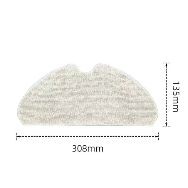 Alt view image 3 of 3 - Robot vacuum cleaner mop cloth For Dreame D10S Pro spare parts replacement